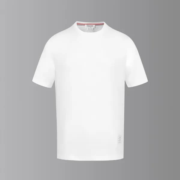 톰브라운 남성 라운드 반팔티 - Thom Browne Mens Round Tshirts -… - 1