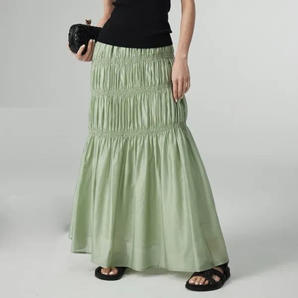 셀린느 여성 실크 스커트 - Celine Womens Silk Skirts - cec741… - 1