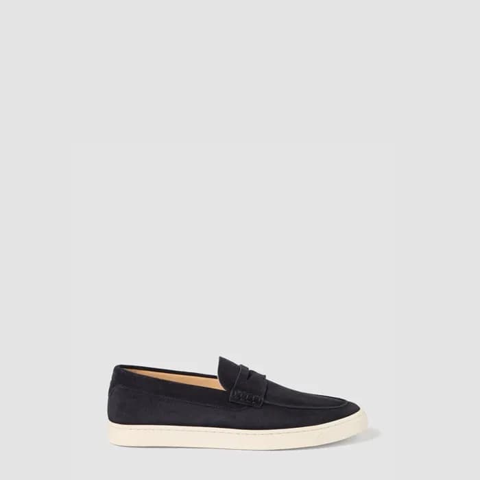 브루넬로쿠치넬리 남성 스웨이드 로퍼 - Brunello Cucinelli Mens Sued… - 1