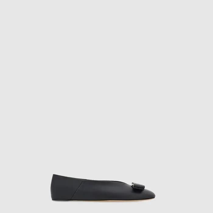 페라가모 여성 바라 보우 플랫 - Ferragamo Vara Bow Flat - fes78… - 1