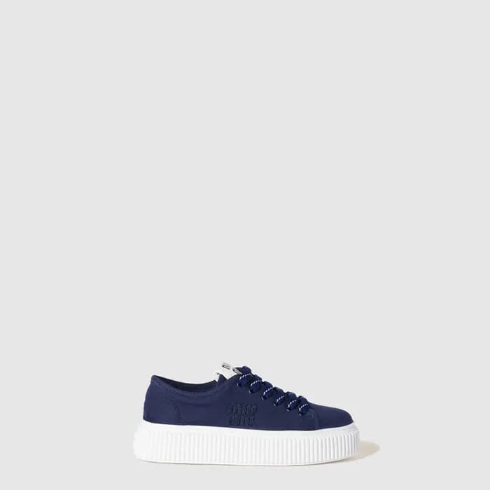미우미우 여성 데님 스니커즈 - Miumiu Womens Denim Sneakers - m… - 1