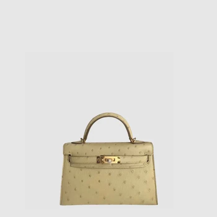 에르메스 여성 켈리 금장 미니백 - Hermes Womens Kelly Gold Mini … - 1