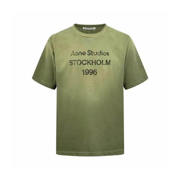 아크네 남/녀 라운드 반팔티 - Acne Unisex Round Tshirt - anc12… - 1