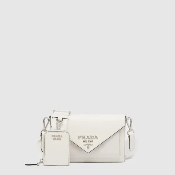 프라다 여성 더미니 엔벌로프 백 1BP020 - Prada Womens Mini Envel… - 1