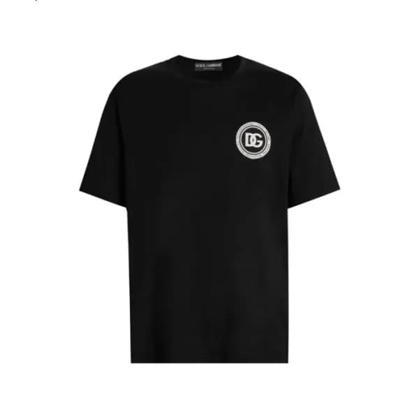 돌체앤가바나 남성 라운드 반팔 티셔츠 - Dolce&Gabbana Mens Round Ts… - 1