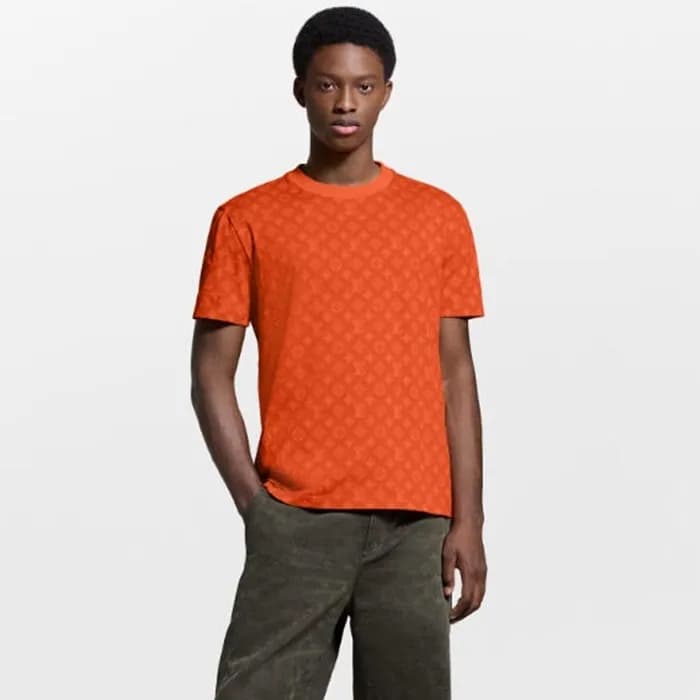 루이비통 남성 모노그램 반팔티 - Louis vuitton Mens Monogram Pat… - 1