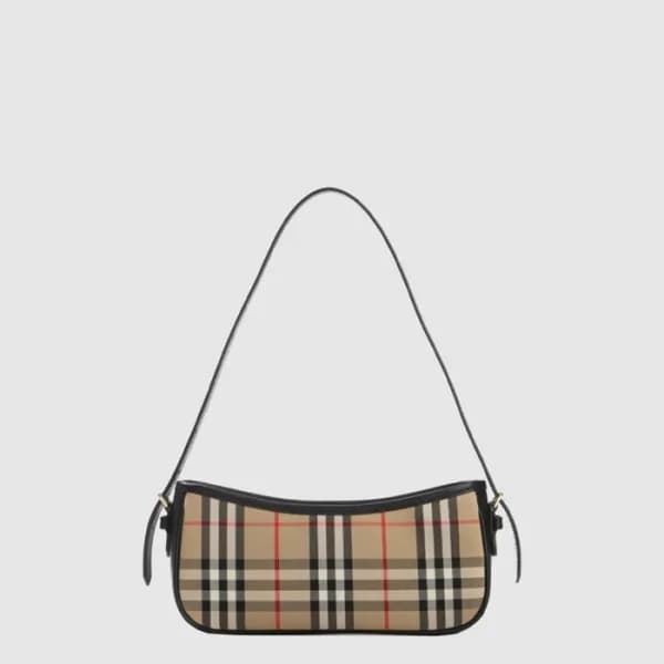 버버리 여성 빈티지 체크 호보 숄더 백 - Burberry Womens Vintage Ch… - 1