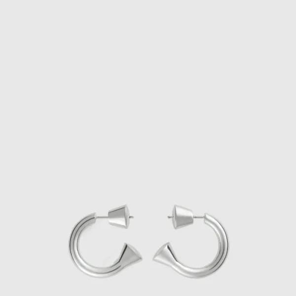 보테가 베네타 여성 엘립스 후프 이어링 - Bottega veneta Womens Elli… - 1