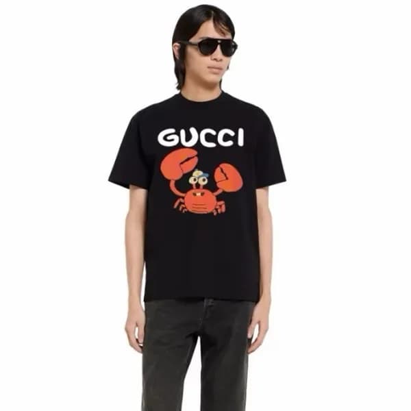 구찌 남성 라운드 반팔티 - Gucci Mens Round Tshirt - guc15392… - 1
