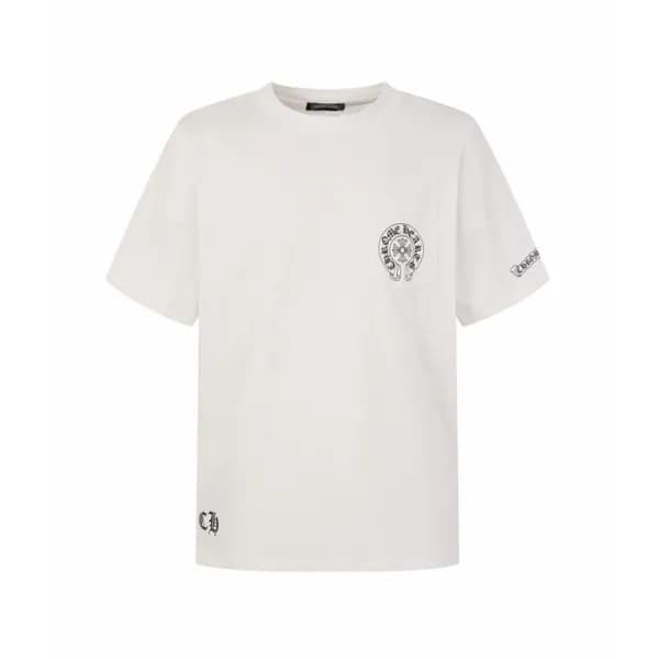 크롬하츠 남성 라운드 반팔티 - Chrom Hearts Mens Round Tshirt -… - 1