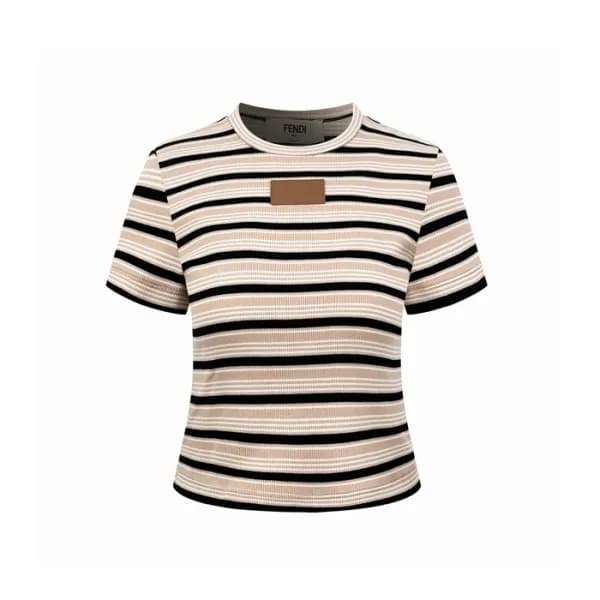 펜디 여성 라운드 티셔츠 - Fendi Womens Round Tshirt - fec162… - 1