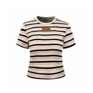 펜디 여성 라운드 티셔츠 - Fendi Womens Round Tshirt - fec162…
