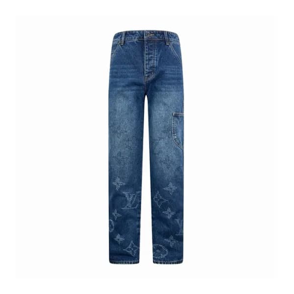 루이비통 남성 트렌디 청바지 - Louis vuitton Mens Trendy Jeans - lvc16997x - 1