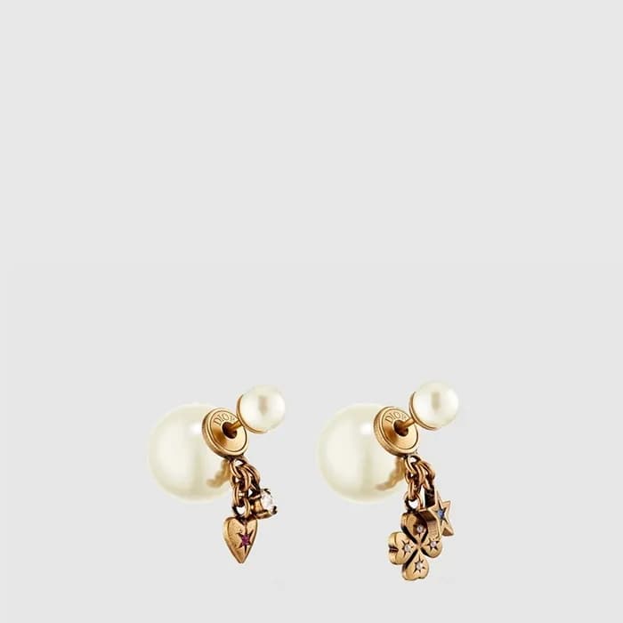 디올 여성 골드 이어링 - Dior Womens Gold Earring - acc9733x
