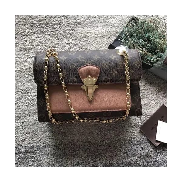 Louis Vuitton Monogram Victoire Women Chain Shoude… - 1