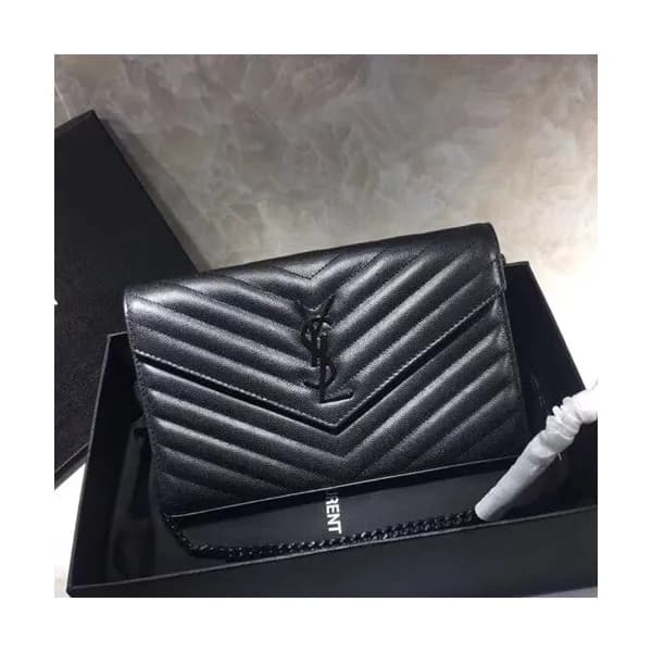 Saint Laurent Women Monogram Chain Shoulder Bag,22… - 1