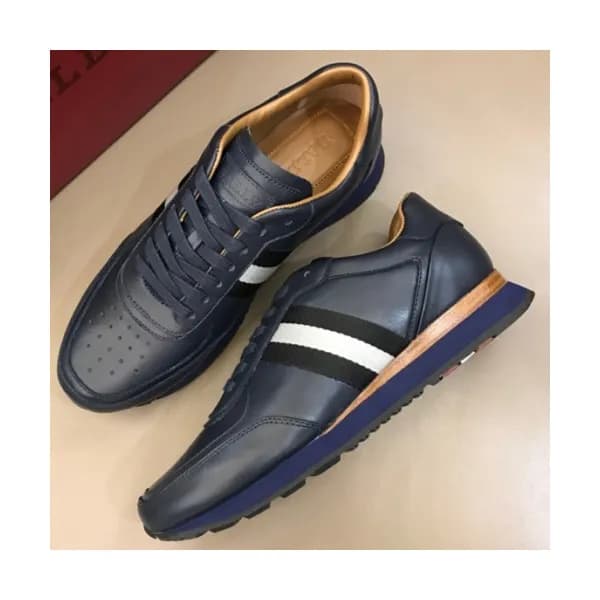 Bally 2018 Mens Leather Running Shoes/Sneakers - 발… - 1
