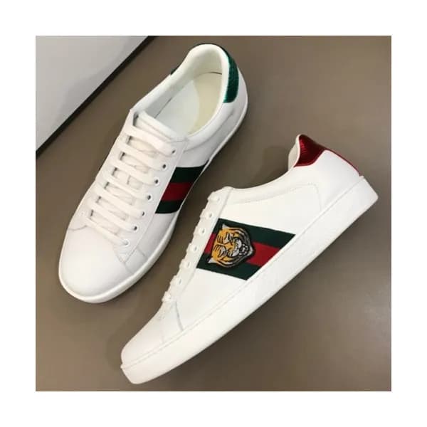GUCCI 2018 MENS LEATHER SKEAKERS - 구찌 남성 레더 스니커즈 G… - 1