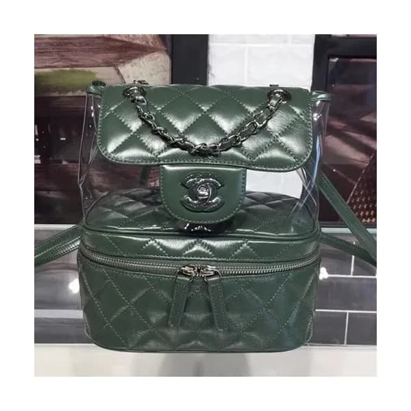 Chanel Women PVC Back Pack ,21.5CM - 샤넬 여성용 PVC 백팩… - 1