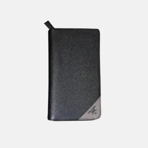 [베스트 상품] Prada 2018 Mens Saffiano Leather Zippy Lo… - 1