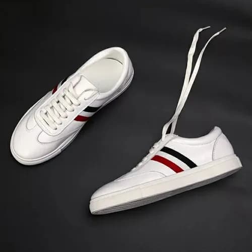 ThomBrowne 2018 Leather Canvas Sneakers - 톰브라운 레더 … - 1