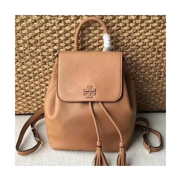 Tory Burch Leather Tassel Back Pack,31cm - 토리버치 레더… - 1