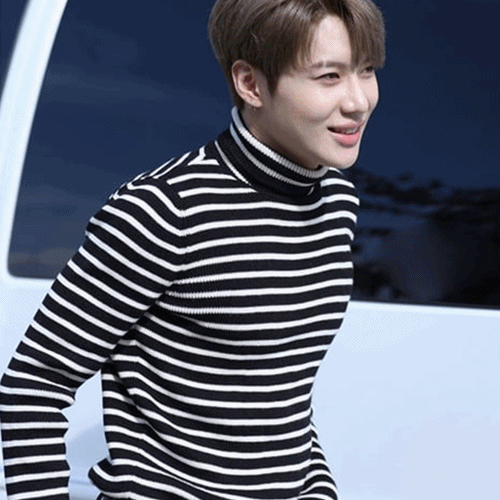 Saint Laurent 2018 MM/WM Stripe Golge Turtleneck C… - 1