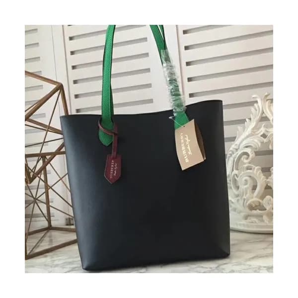 Burberry Leather Tote Shoulder Shopper Bag, 30cm -… - 1