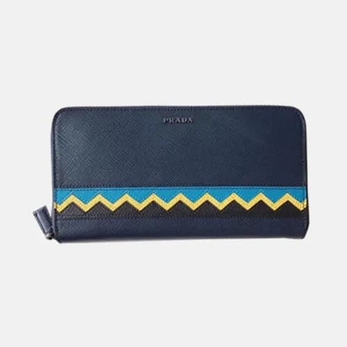 Prada 2018 Mens Saffiano Leather Zippy Long Purse … - 1