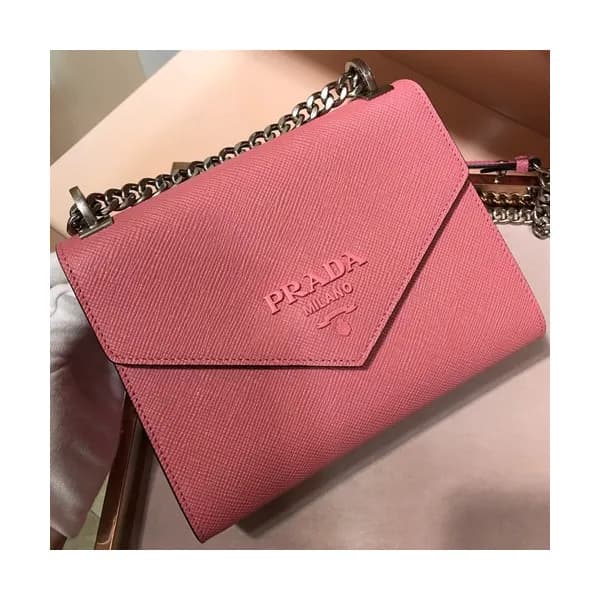 Prada Monochrome Chain Shoulder Bag,21cm - 프라다 모노크… - 1