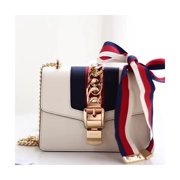 Gucci Sylvie Mini Chain Shoulder Bag,19CM - 구찌 실비 … - 1
