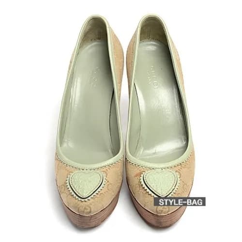 Gucci 2019 Ladies Jacquard Platform Wood heels - 구… - 1