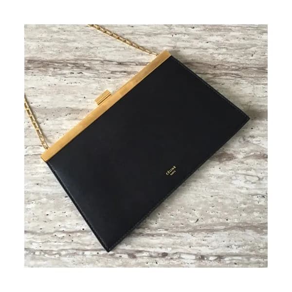 Celine Leather Chain Shoulder Bag,25CM - 셀린느 레더 여성… - 1
