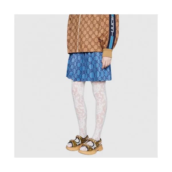 [커스텀급]Gucci 2019 Ladies Crystal Strap Lamskin Sand… - 1
