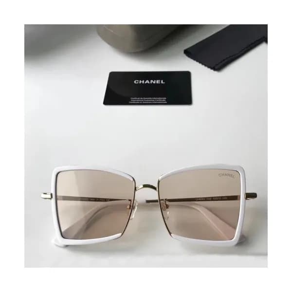 Chanel 2019 Mm/Wm Trendy Logo Metal Frame Sunglass… - 1