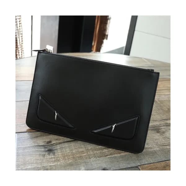 Fendi 2019 Leather Bag Bugs Clutch Bag ,29.5CM - 펜… - 1