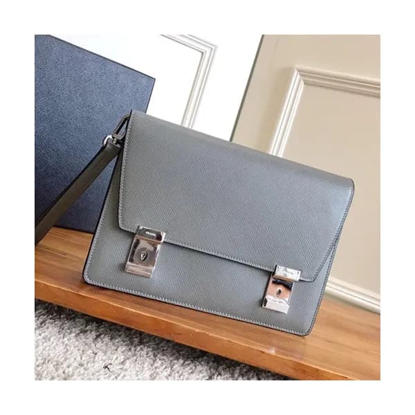 Prada 2019 Saffiano Mens Clutch Bag ,25.5CM - 프라다 … - 1