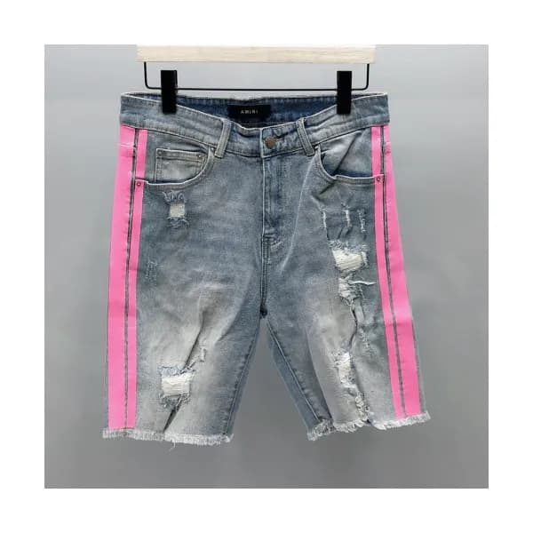 Amiri 2019 Mens Slim Fit Denim Half Pants - 아미리 남성… - 1