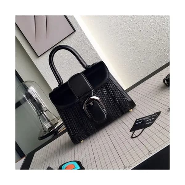 Delvaux 2019 Leather Tote Shoulder Bag,20CM - 델보 2… - 1