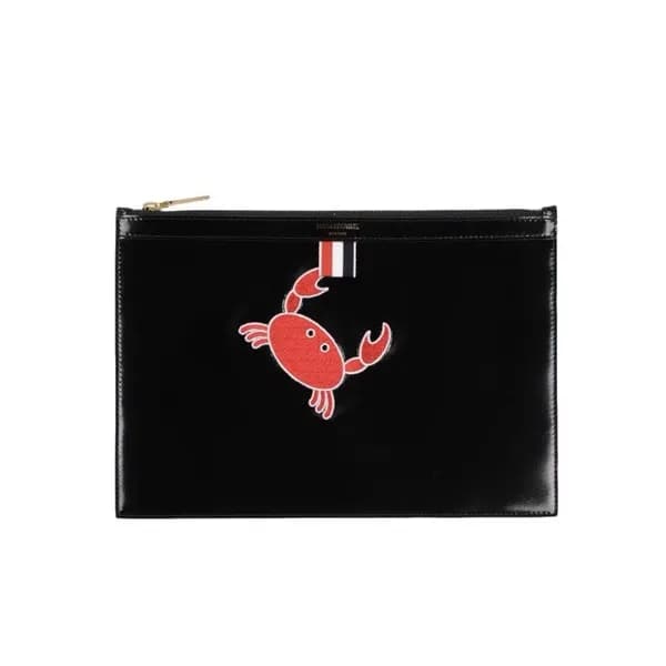 Thom Browne 2019 Leather Clutch Bag ,33cm - 톰브라운 2… - 1