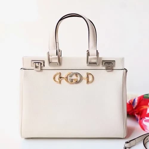 Gucci 2019 Zumi Handle Tote Shoulder Bag,27/33.5CM… - 1