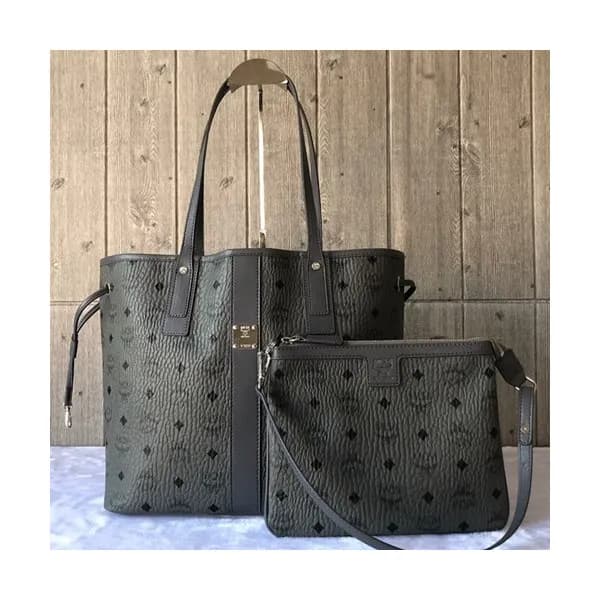 MCM Visetos Tote Shoulder Shopper Bag,33cm - 엠씨엠 여… - 1