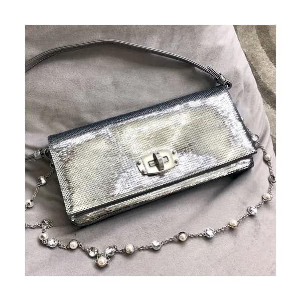 MiuMiu 2019 Matelasse Spangle Tote Shoulder Cross … - 1