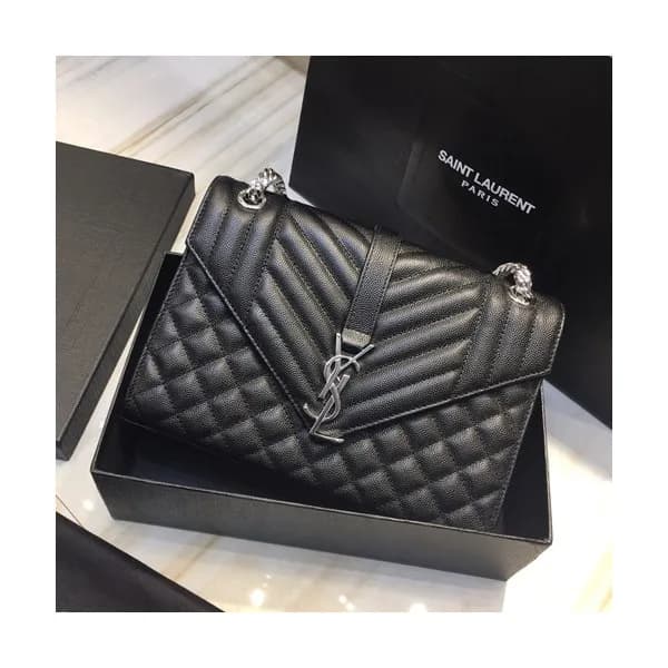 Saint Laurent 2019 Women Envelop Satchel Shoulder … - 1