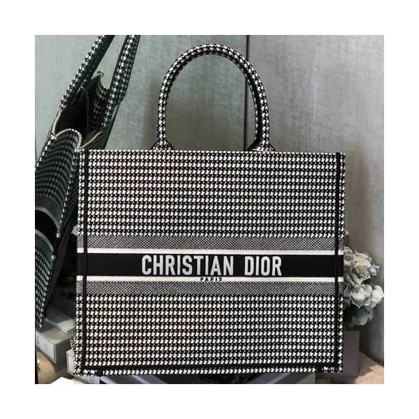 Dior 2019 Women Canvas Book Tote Shopper Bag ,42CM… - 1