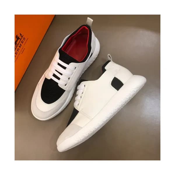 Hermes 2019 Mens Parfunms Business Leather Sneaker… - 1