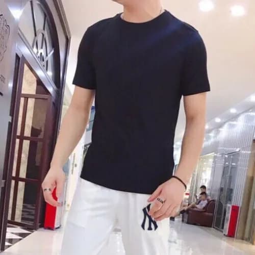 Burberry 2019 Mens Logo Cotton Short Sleeved Tshir… - 1