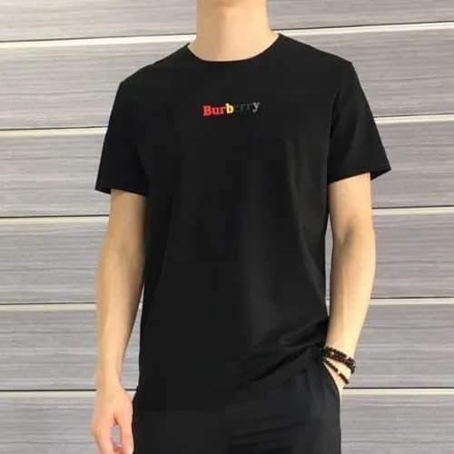 Burberry 2019 Mens Logo Cotton Short Sleeved Tshir… - 1