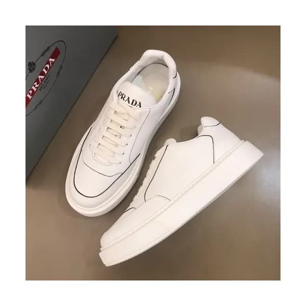 Prada 2019 Mens Leather Sneakers - 프라다 2019 남성용 레더… - 1