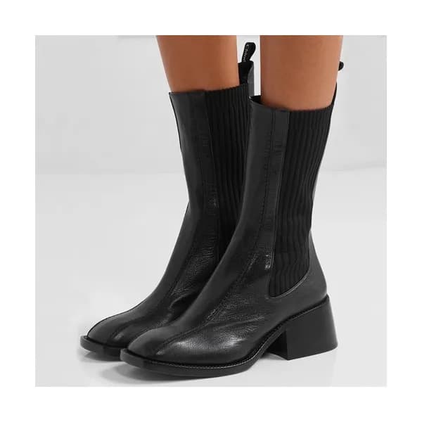 Chloe 2019 Ladies Leather Boots - 끌로에 2019 여성용 레더 … - 1